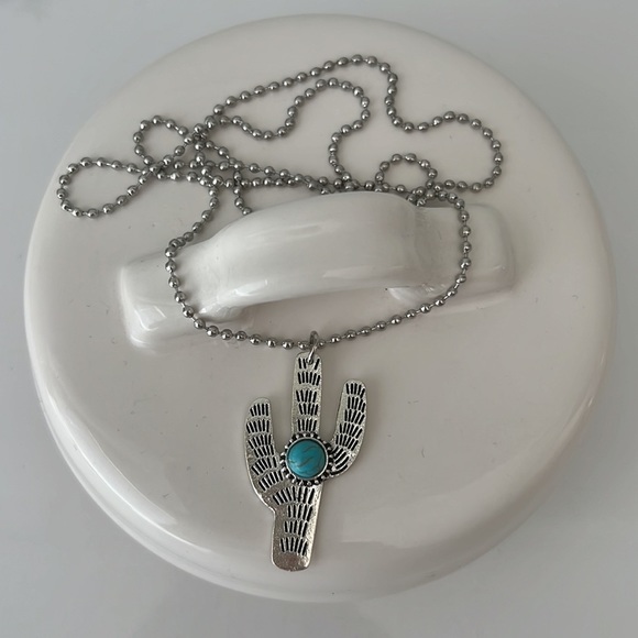 Cute Turquoise Women's Necklace - Picture 10 of 13